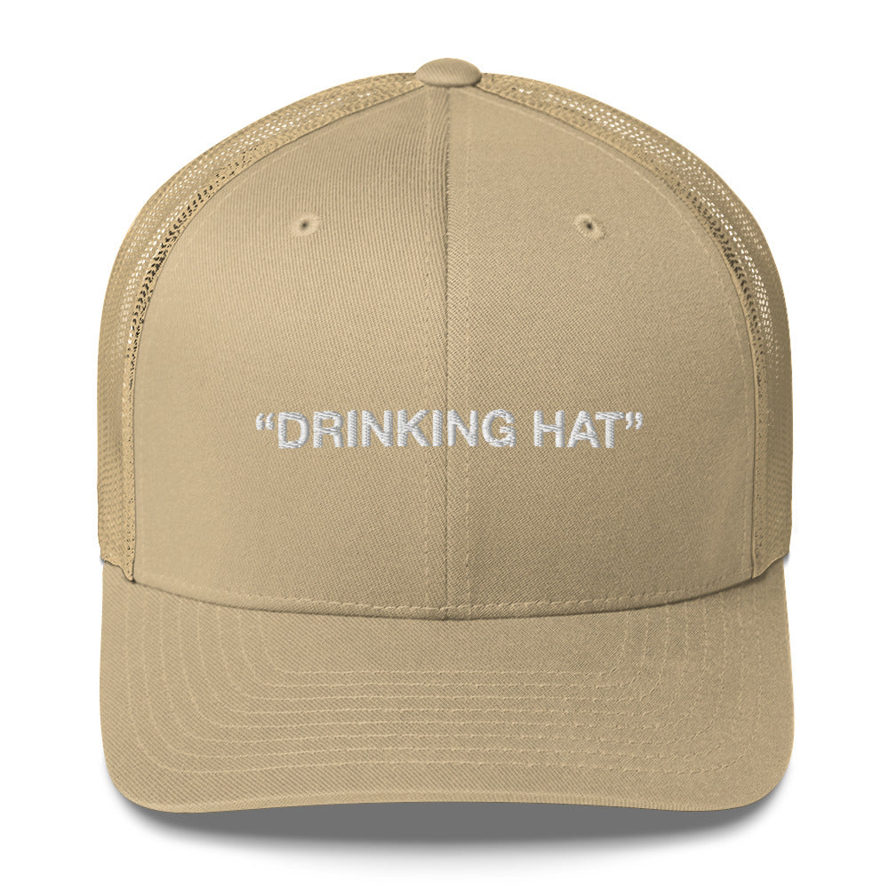 "Drinking Hat" Snap-back mesh cap