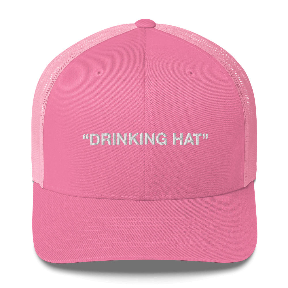 "Drinking Hat" Snap-back mesh cap