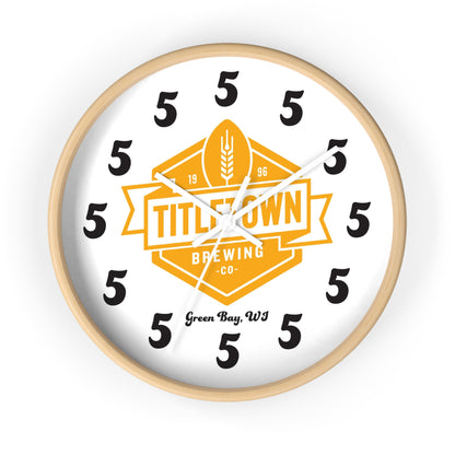 Titletown Brewing Co. 5 O'Clock 10" Wall Clock