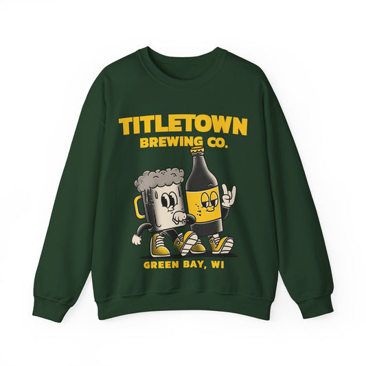 Titletown Brewing Co. Retro Unisex Heavy Blend™ Crewneck Sweatshirt