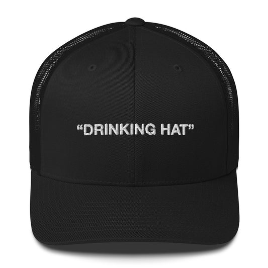 "Drinking Hat" Snap-back mesh cap