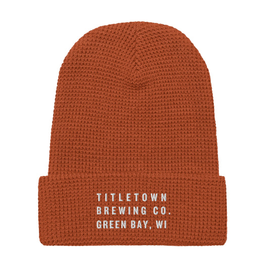 Titletown Brewing Co. Green Bay, WI Waffle beanie