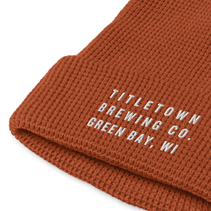 Titletown Brewing Co. Green Bay, WI Waffle beanie
